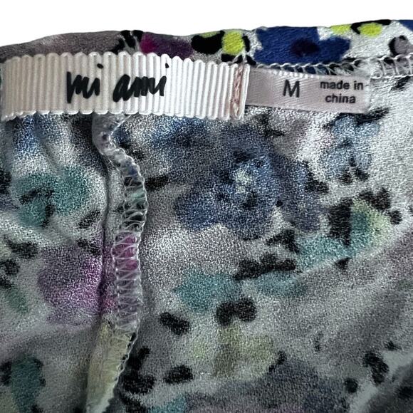 MI AMI Floral Spaghetti Strap Dress Ladies Size M - Picture 6 of 6